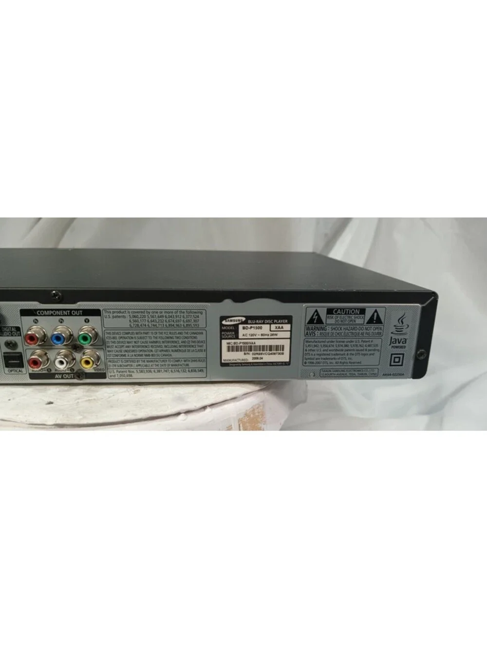 Samsung BD-P1500 Blu-Ray Disc Player 1080p Full HD HDMI Upscaling DVD Tested